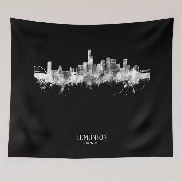 Item preview, Edmonton Canada Skyline designed and sold by ArtPrints.