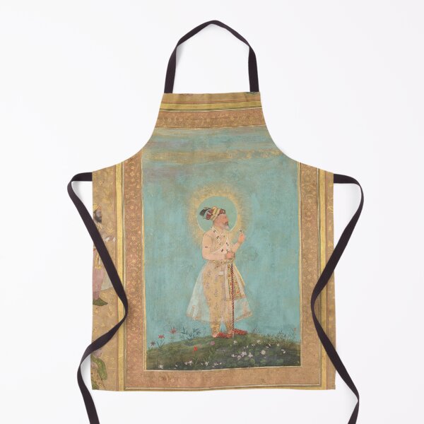 Item preview, Shah Jahan Holding a Spinel and a Long Deccan Sword designed and sold by HinduArtGallery.