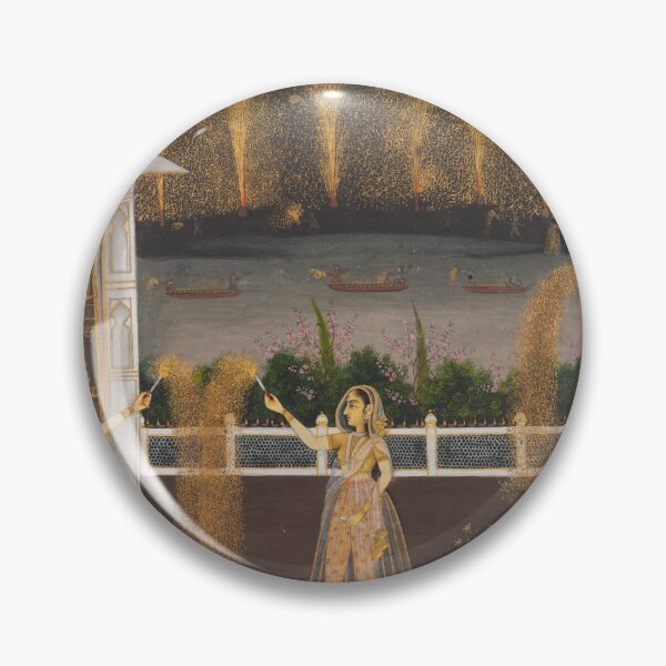 Item preview, Royal Women Celebrating Diwali designed and sold by HinduArtGallery.