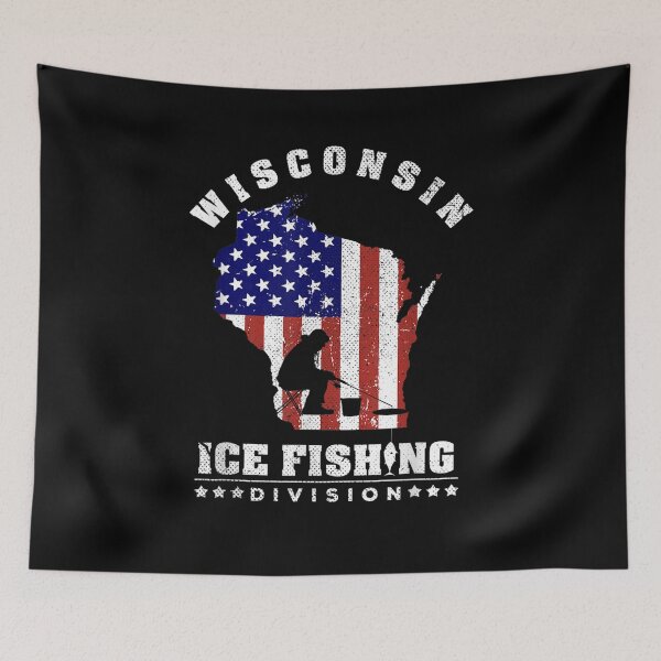 Artikelvorschau, Patriotische Wisconsin Fishing Division entworfen und verkauft von gymat3.