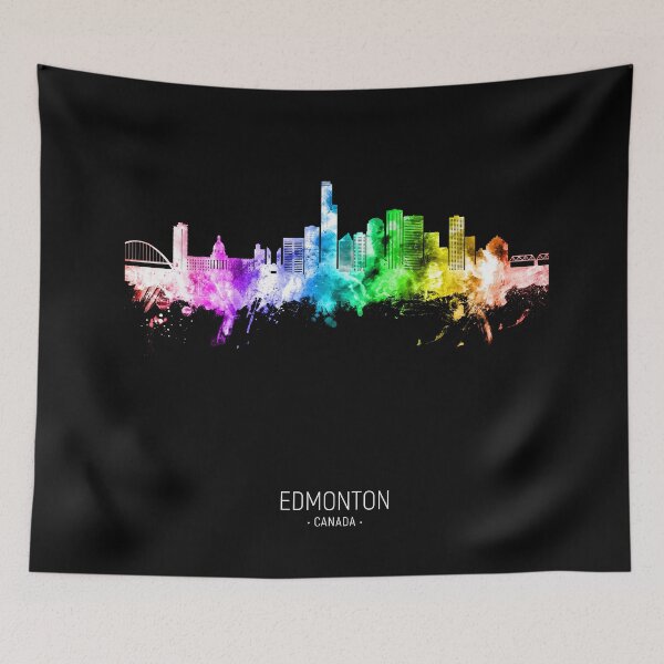 Item preview, Edmonton Canada Skyline designed and sold by ArtPrints.