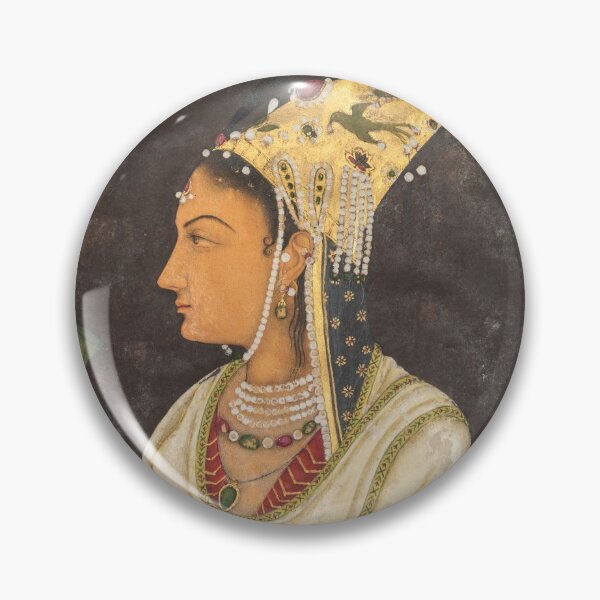 Item preview, Oval Portrait of a Woman in a Chaghtai Hat designed and sold by HinduArtGallery.