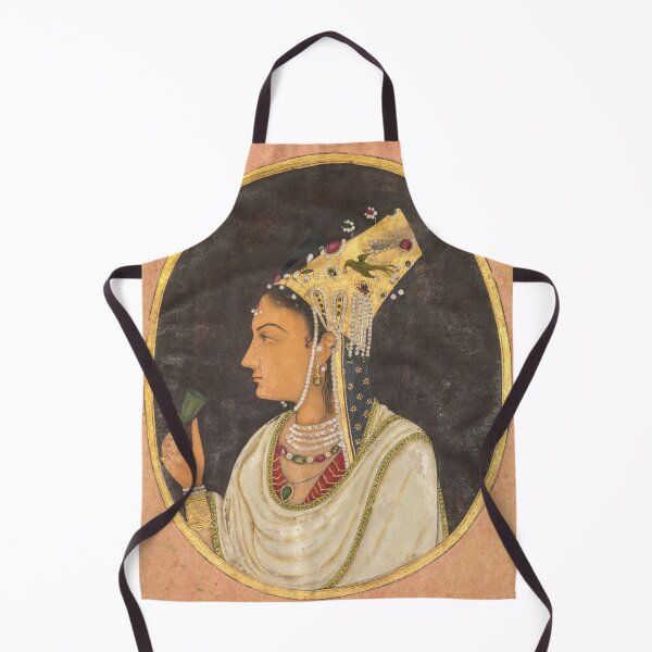 Item preview, Oval Portrait of a Woman in a Chaghtai Hat designed and sold by HinduArtGallery.