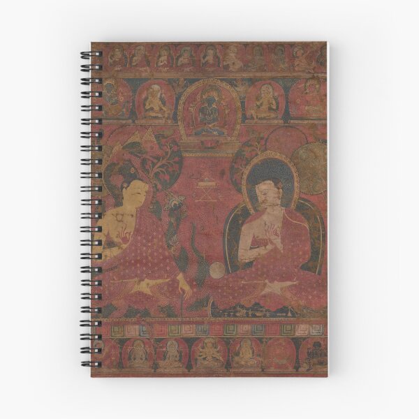 Item preview, Nagarjuna with a Buddhist Master  designed and sold by HinduArtGallery.