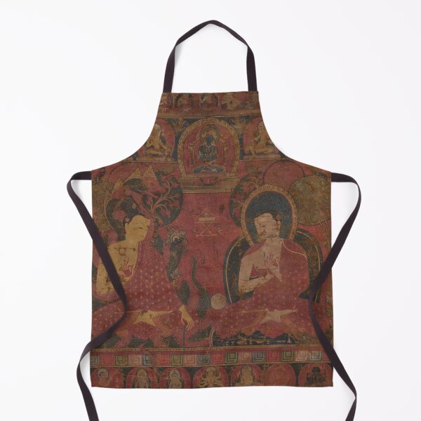 Item preview, Nagarjuna with a Buddhist Master  designed and sold by HinduArtGallery.