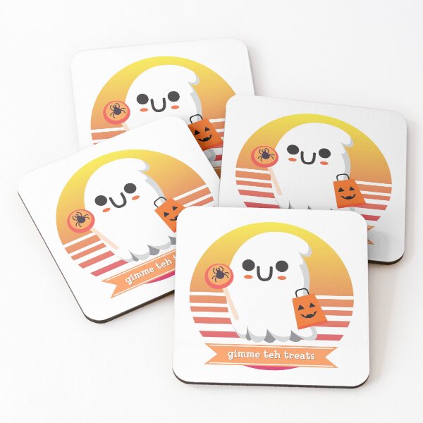 Item preview, Halloween Cute Ghost Trick-or-Treating Adorable Costume Gimme teh Treats designed and sold by Nathalie Aynié.