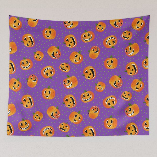 Item preview, Happy Jack-o-Lanterns designed and sold by Linda Maliuana.