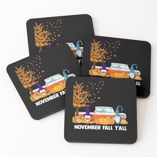 Item preview, November Fall Y'All Autumn Leaves Fall Decor Fall Weather designed and sold by Nessshirts.