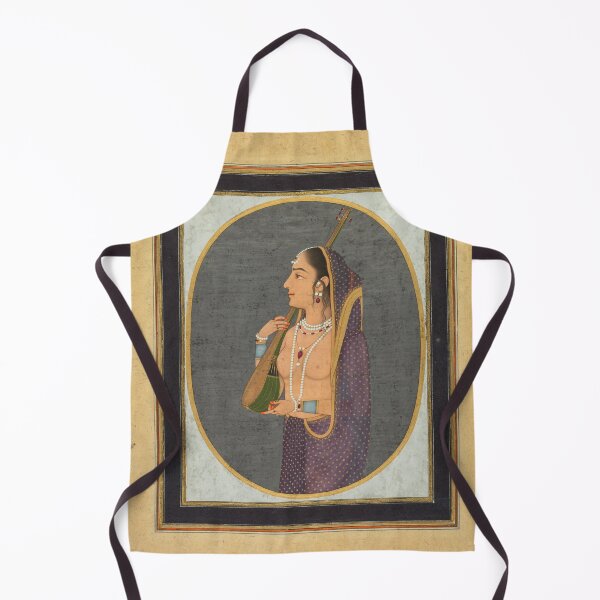 Item preview, Court Lady Singing and Playing the Vina designed and sold by HinduArtGallery.