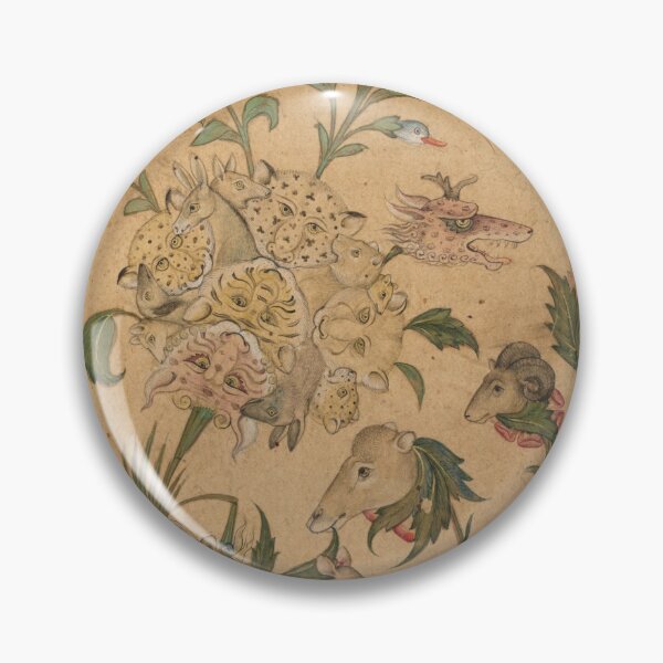 Item preview, A Floral Fantasy of Animals and Birds (Waq-waq) designed and sold by HinduArtGallery.