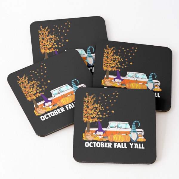 Item preview, October Fall Y'All Autumn Leaves Fall Decor Fall Weather designed and sold by Nessshirts.