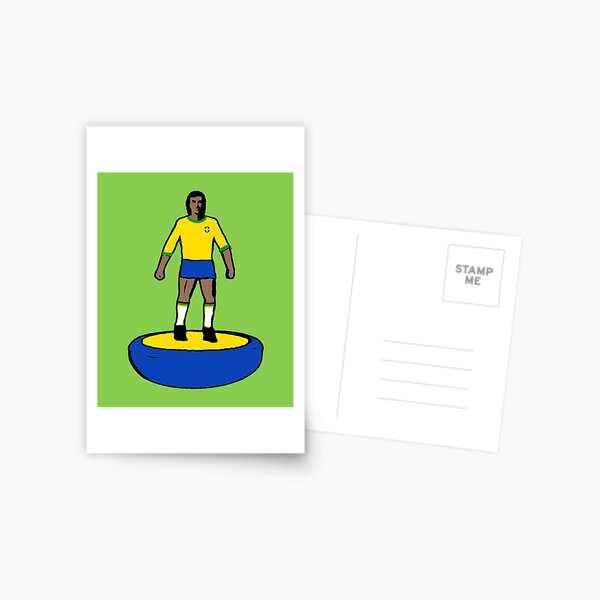 Subbuteo Player Brasile Postcard