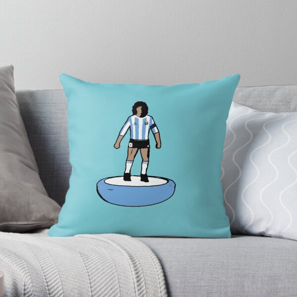 n.10 Argentina world cup 1986 Subbuteo Player Throw Pillow