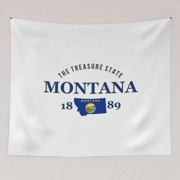 Item preview, Montana Pride Flag Native Treasure State  designed and sold by The Junto Shop.