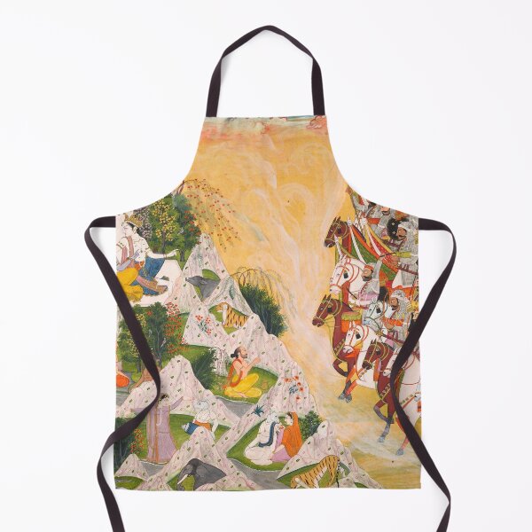 Item preview, Jarasandha’s Army Advances Toward Krishna and Balarama designed and sold by HinduArtGallery.