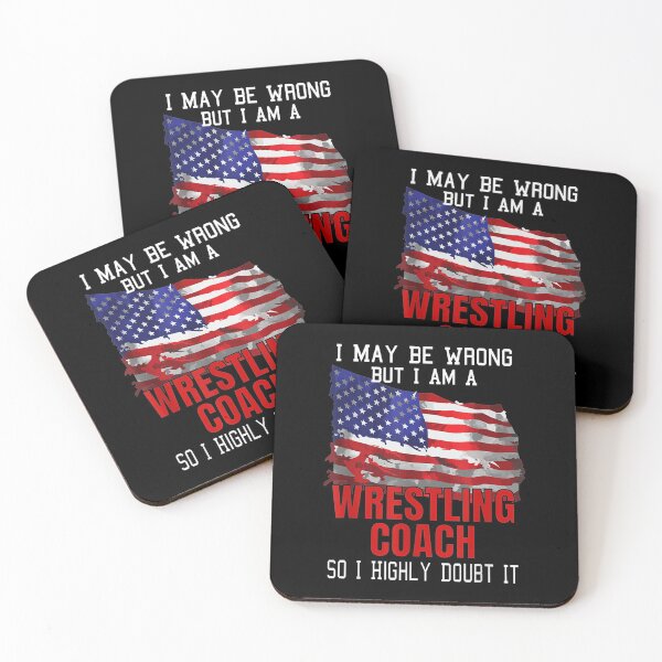 Item preview,  Wrestling Coach American Flag Patriotic Gift designed and sold by gymat3.