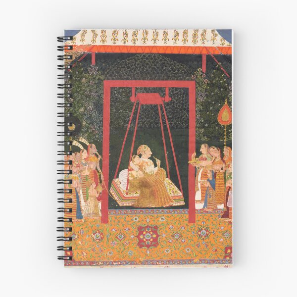 Item preview, Rao Ram Chandra of Bedla on a Swing designed and sold by HinduArtGallery.