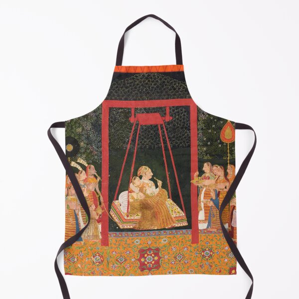 Item preview, Rao Ram Chandra of Bedla on a Swing designed and sold by HinduArtGallery.