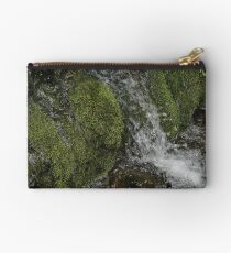 Mossy Rocks Waterfall Studio Pouch