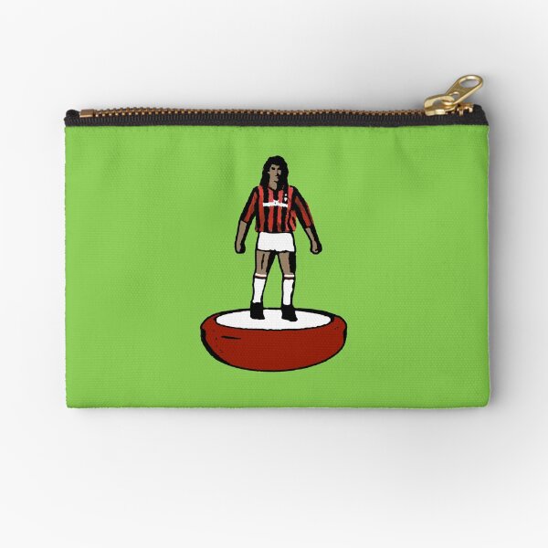 Subbuteo Player Milan vintage Zipper Pouch