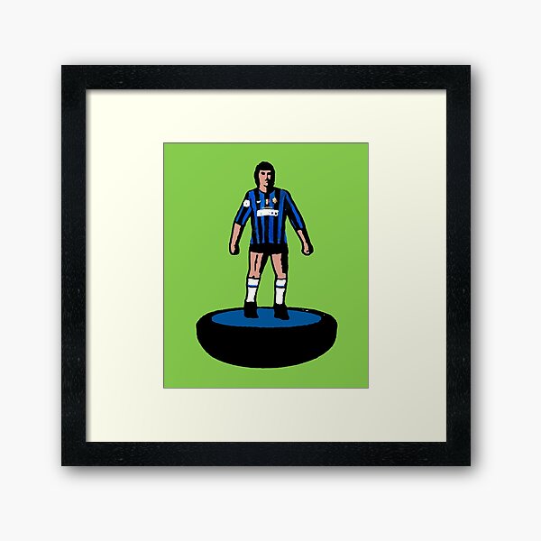 Subbuteo Player Inter Triplete Framed Art Print