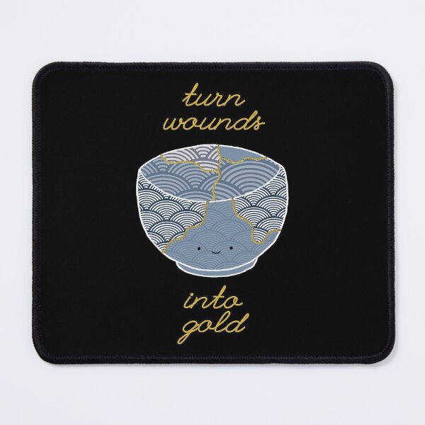 Item preview, Cute Kintsugi Turn Wounds Into Gold designed and sold by bittergodart.