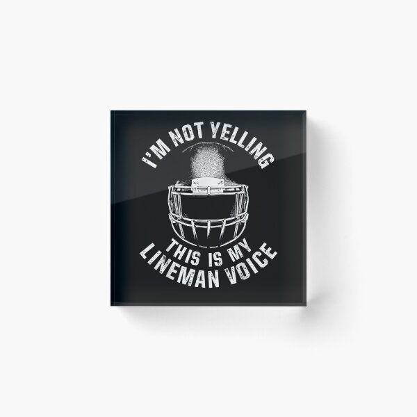 Item preview,  Lineman Voice Offensive Defensive Player designed and sold by gymat3.