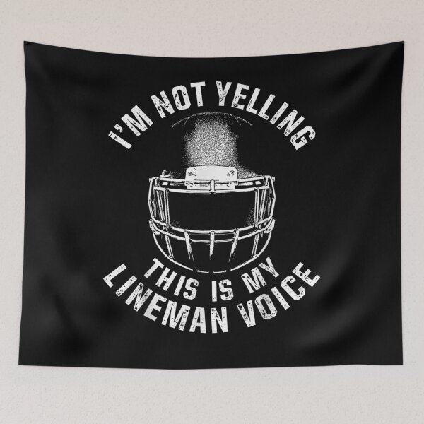 Item preview,  Lineman Voice Offensive Defensive Player designed and sold by gymat3.