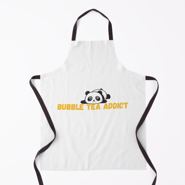 Item preview, “Bubble Tea Addict” panda design designed and sold by PrintsEntmt.