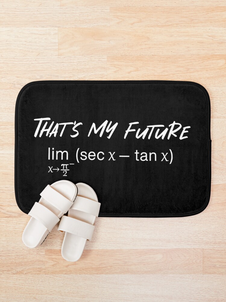 Thumbnail 1 of 6, Bath Mat, future o funny math question designed and sold by Rdebnath.