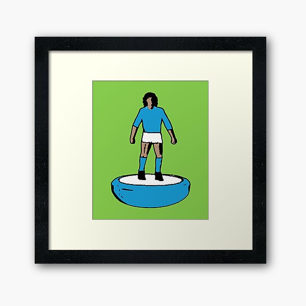 Subbuteo Player Napoli vintage Framed Art Print