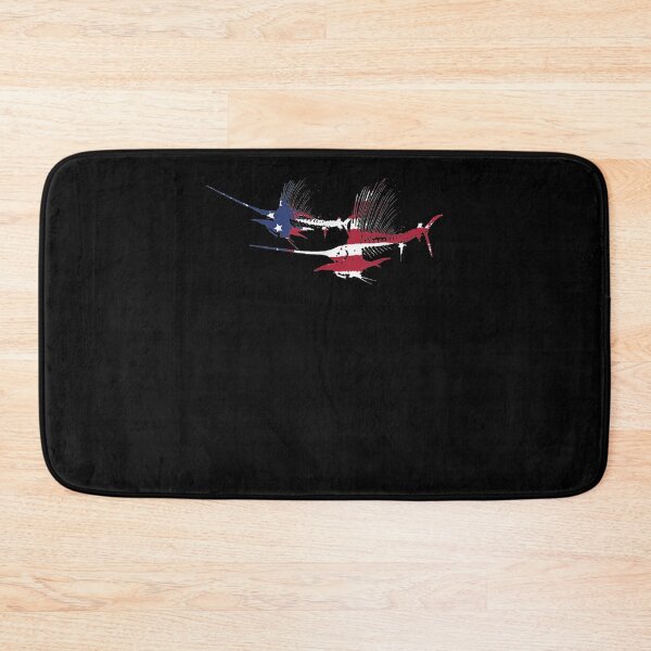 Item preview,  American Flag Marlin Skeletons Saltwater Game Fish designed and sold by gymat3.