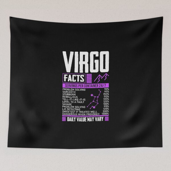 Item preview, Datos divertidos de Virgo Virgo Chica Signo de Virgo Rasgos de Virgo designed and sold by Nessshirts.