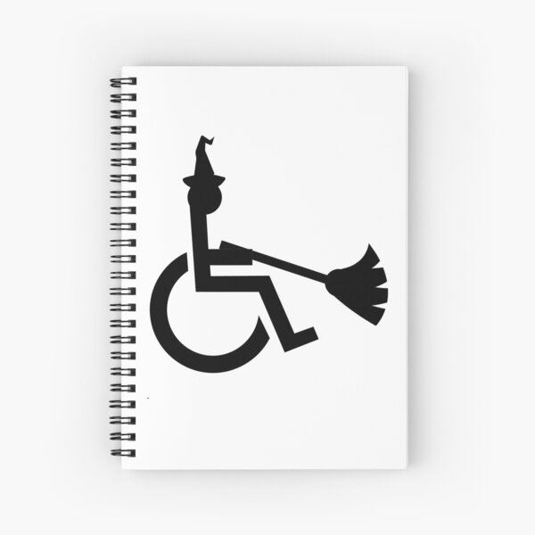 Item preview, Funny Halloween Witch Wheelchair Symbol designed and sold by uniqueitems.