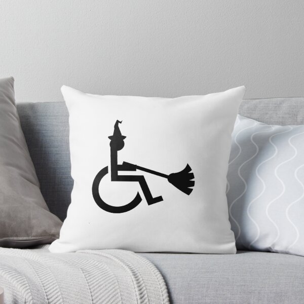 Item preview, Funny Halloween Witch Wheelchair Symbol designed and sold by uniqueitems.
