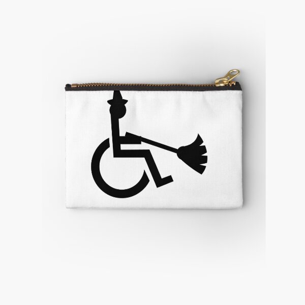 Item preview, Funny Halloween Witch Wheelchair Symbol designed and sold by uniqueitems.
