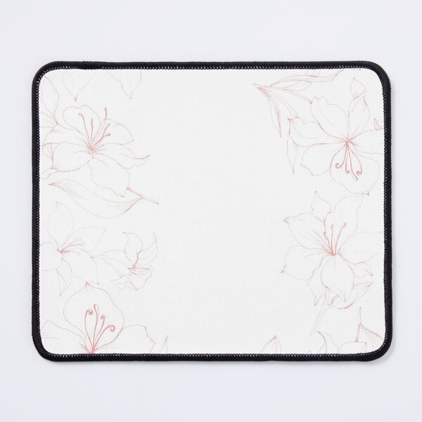 Item preview, Pink flower boarder designed and sold by InteriorBliss.