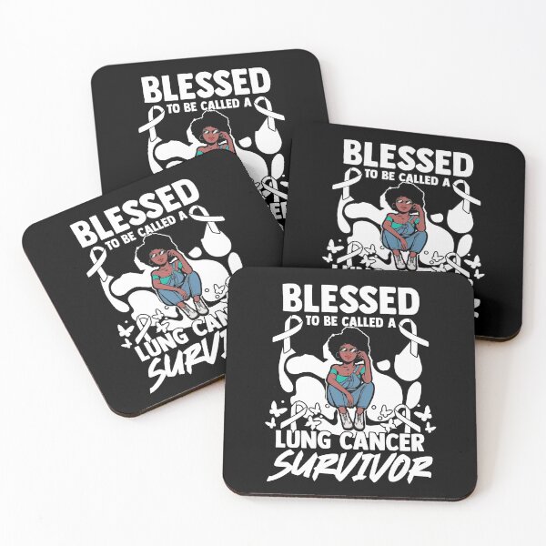 Item preview, Blessed To Be Lung Cancer Survivor Lung Cancer Warrior designed and sold by Nessshirts.