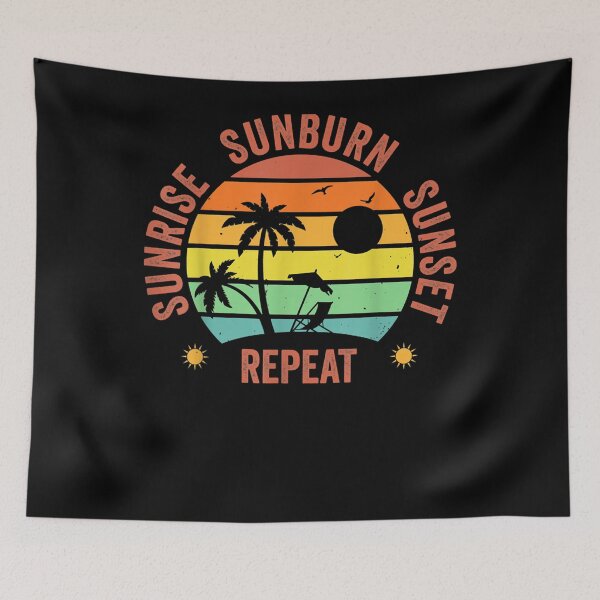 Item preview,  Sunrise Sunburn Sunset Repeat Classic designed and sold by gymat3.