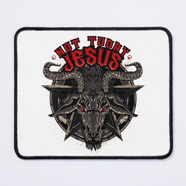 Item preview, Not Today Jesus Satanic Happy Halloween designed and sold by Frankbelcher343.