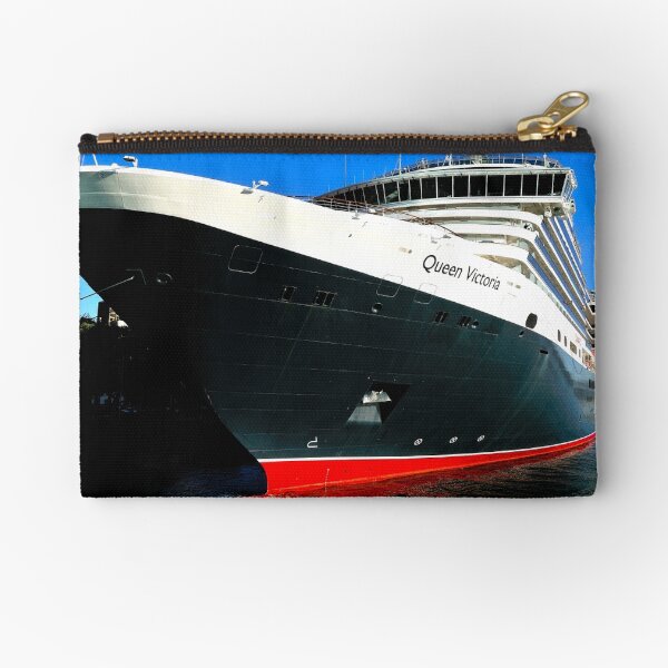 On The Waterfront - Queen Victoria, Sydney Harbour, Australia Zipper Pouch