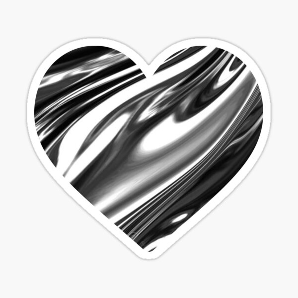 CHROME HEART Black Transparent Sticker Pack