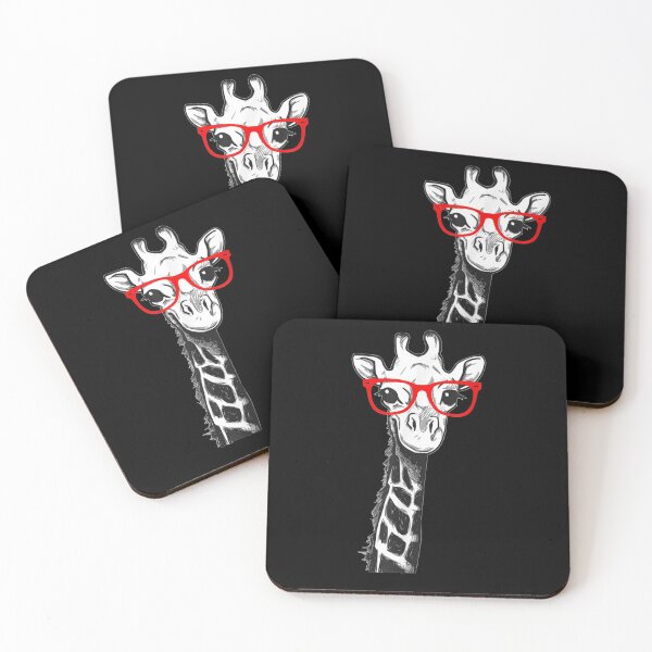 Item preview,  Giraffe Glasses Gift Animal Lovers designed and sold by gymat3.