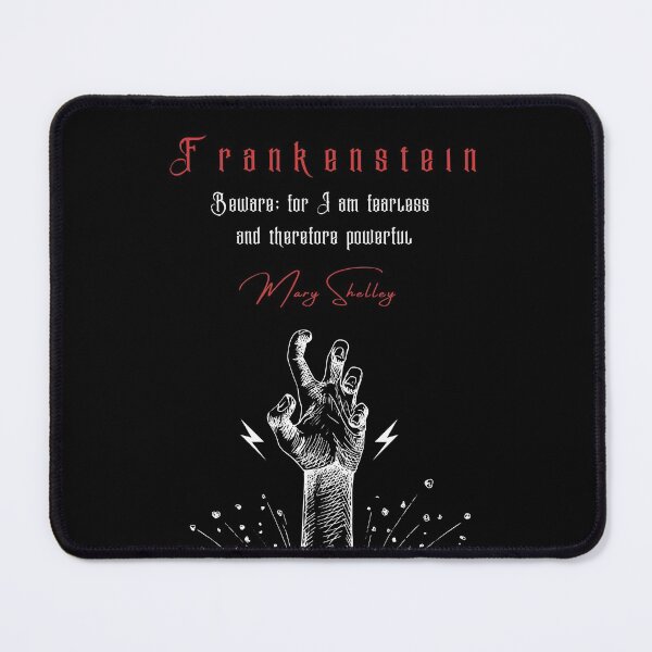 Item preview, Frankenstein Quote Mary Shelley 'Beware; For I am fearless' designed and sold by Rebel Misfits.