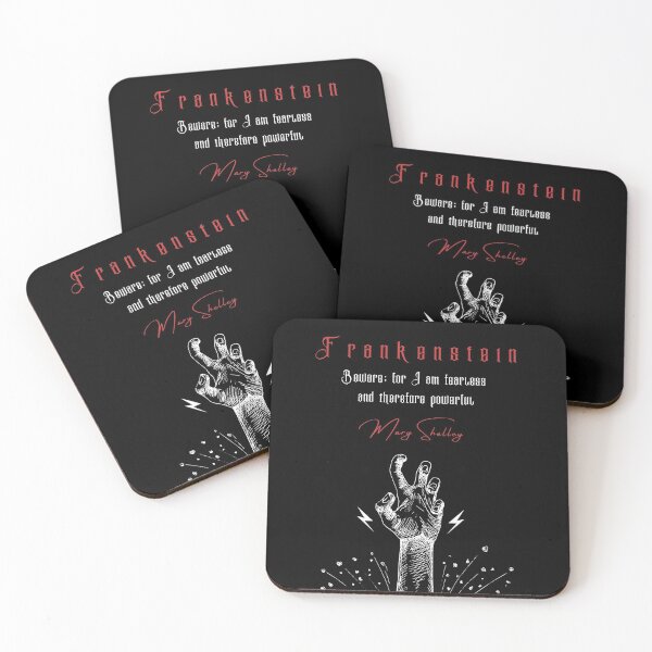 Item preview, Frankenstein Quote Mary Shelley 'Beware; For I am fearless' designed and sold by Rebel Misfits.