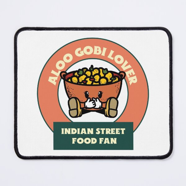 Item preview, Aloo Gobi Lover Indian Street Food Fan designed and sold by oneademones.