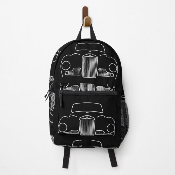 Item preview, Sunbeam Supreme MkIII 1950s British classic car white outline graphic designed and sold by soitwouldseem.