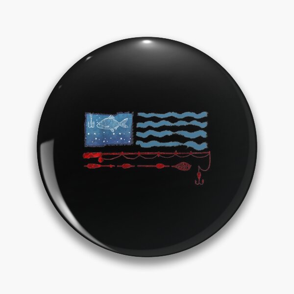 Item preview,  Fishing American Flag Lover designed and sold by gymat3.