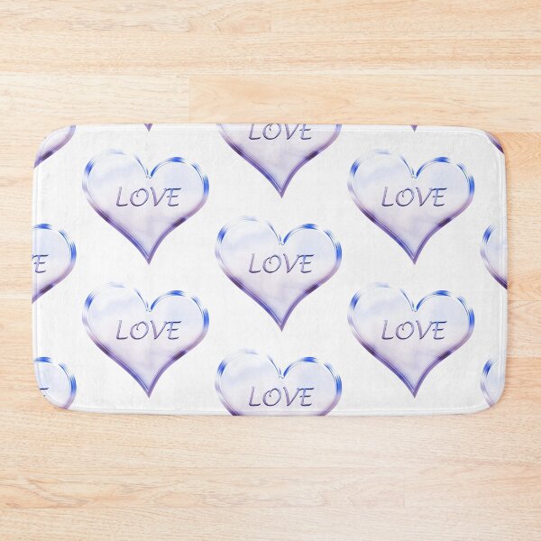 Item preview, Chrome Love Heart in Blue and Purple designed and sold by James-Cole.