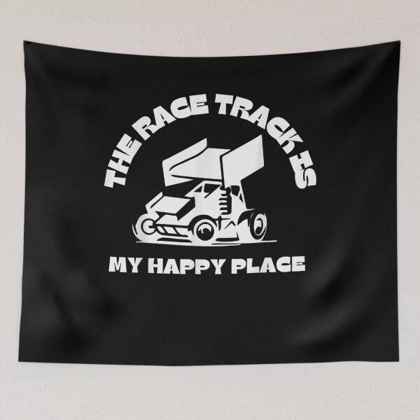 Item preview,  Racing Sprint Dirt Track Happy Place designed and sold by gymat3.